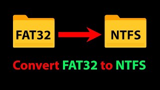 How to Convert FAT32 to NTFS Without Losing Data [upl. by Nyliram579]