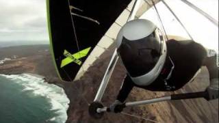 Epic Lanzarote Orzola 2011 Fun Hang Gliding [upl. by Monson598]