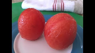 Blanching Tomatoes for Canning amp Cooking  Tips amp Tricks 28 [upl. by Nikral35]