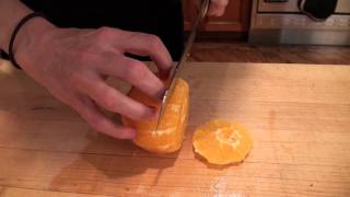 How To Peel Slice and Segment an Orange [upl. by Bechler933]