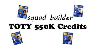 FIFA 13 Ultimate Team SQUAD BUILDER TOTS 550K  FeatMANGALA GONALONS [upl. by Ynnoj]