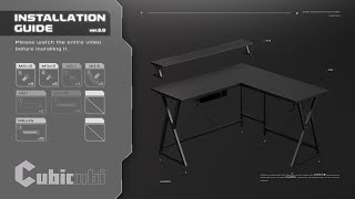 cubicubi desk installation guide [upl. by Marten]