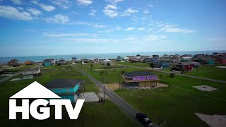 A Texas Getaway with a View  Beachfront Bargain Hunt  HGTV [upl. by Aneehsirk269]