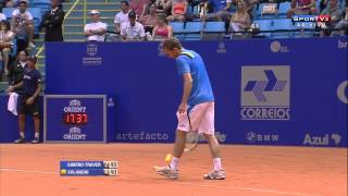 ATP 2013 Brasil Open R1 GimenoTraver vs Volandri HD 1080p Part 3 [upl. by Wolff]