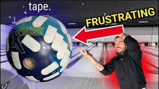 I covered a BOWLING BALL with TAPE for science [upl. by Mignonne926]