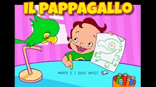 IL PAPPAGALLO  Marty e i suoi amici  Canzoni Per Bambini [upl. by Kaliope643]