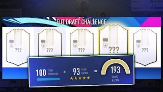 THIS DRAFT IS INSANE 193 DRAFT CHALLENGE  FIFA 19 Ultimate Team [upl. by Anaigroeg]