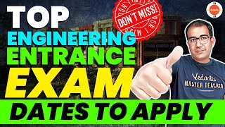 JEE 2024  Engineering Entrance Exams  WBJEE  VITEEE  ISI  BITSAT amp more  Vinay Shur Sir [upl. by Sverre768]