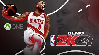 NBA 2K21 DEMO  XBOX ONE 2020  Footage 1 [upl. by Grenville806]