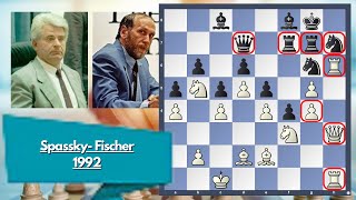 Spassky vs Fischer  Round 12  1992 [upl. by Genesia]