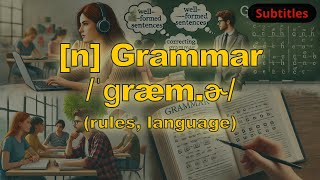 n Grammar meaning rules language with 5 examples [upl. by Bunns16]