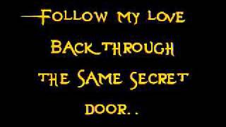 Secret Door Evanescence Lyrics On Screen [upl. by Ralat]