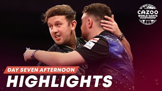 FIRST ROUND COMPLETE  Day Seven Afternoon Highlights  202223 Cazoo World Darts Championship [upl. by Ethelin392]