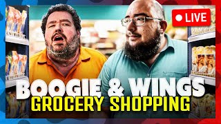 Boogie amp Wings go Grocery Shopping  LIVE [upl. by Htebasil]