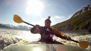 Surfing Turnagain Bore Tide with an Alpacka Packraft [upl. by Enidaj]