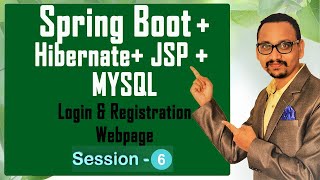 SpringBoot Project Session6  Implementing Login page Edit Operation LoginRegistration [upl. by Getter]