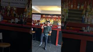 Bartender Tricks pokhara bartender nepal bartendercourse bartendingschool [upl. by Garett]