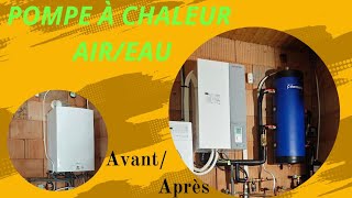 installation dune pompe à chaleur aireau Atlantic Alfea Exelia AI 11Kw [upl. by Desi]