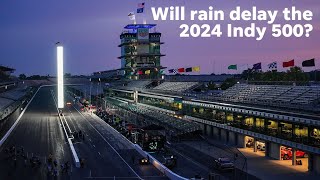 Rain at the Indy 500 IMS President Doug Boles on threat of lightning storms on 2024 IndyCar race [upl. by Natsyrt]