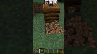 How to make automatic bone meal farm please like and subscribe please minecraft tufgaming short [upl. by Yenettirb]