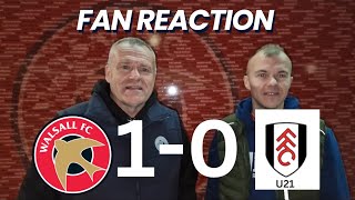 Fan Reaction after Walsall 10 Fulham u21 [upl. by Ahseral]