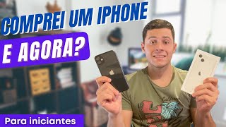 Tudo que você precisa saber para CONFIGURAR e USAR seu primeiro iPhone [upl. by Mulderig]