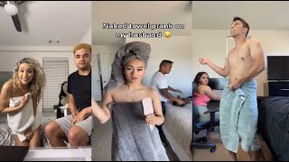 New Towel Prank Funny Tik Tok Compilation 2021 [upl. by Anivid512]