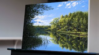 Painting a Realistic Landscape  Paint with Ryan [upl. by Idden]