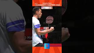 Amazing game Jojo vs LZj QF Kumamoto Masters 2024 shorts badminton [upl. by Thurnau]