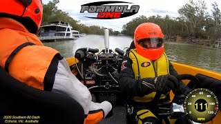 Formula One 2020 Southern 80 Dash Ski Race Echuca Australia [upl. by Amyaj784]