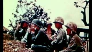 The 6th Marine Division on Okinawa  1945 Authentic Colour Film [upl. by Etz155]