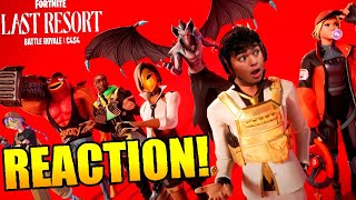 Fortnite Chapter 4 Season 4 LAST RESORT Cinematic Trailer Reaction [upl. by Sutniuq]