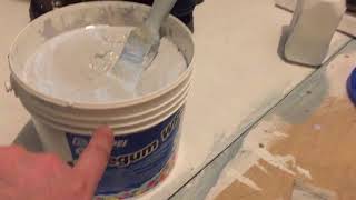 How to tank waterproof a shower bathroom etc with mapei shower waterproofing kit [upl. by Able]