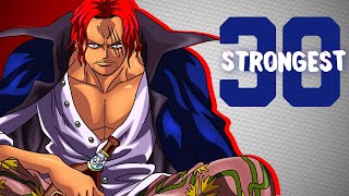 Ranking 30 Strongest One Piece Characters Even Though I DONT Read it this should be fun [upl. by Quintilla]