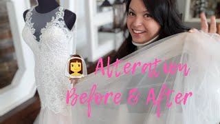 Add Sleeves to Your Wedding Dress Before amp After Bridal Alterations [upl. by Halimaj]