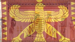 Persian Achaemenid Empire Tribute Flag And Tribute Anthem [upl. by Secrest]