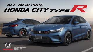 ALL NEW 2025 HONDA CITY TYPE R REVEALED REDESIGN  Digimods DESIGN [upl. by Adnamor]