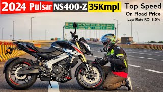 2024 Bajaj Pulsar NS400 Detailed Ride Review  New Features  Mileage Top Speed Finance  NS 400 [upl. by Asilenna590]