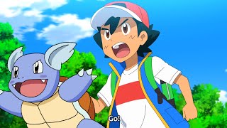 ASH SQUIRTLE EVOLVE FINALLY Pokemon Journeys Episode  Why Ash Squirtle And Bulbasaur Dont Evolve [upl. by Gould]