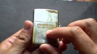 1958 Vintage  old  chrome zippo review [upl. by Hurd705]