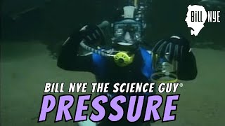 Bill Nye The Science Guy on Pressure [upl. by Ainimreh]