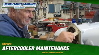 Cummins Marine QSB 67 Aftercooler Maintenance [upl. by Seamus]