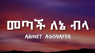 ABINET AGONAFIR  METACH LENE BLA LYRICS VIDEO ETHIOPIAN MUSIC [upl. by Stepha]