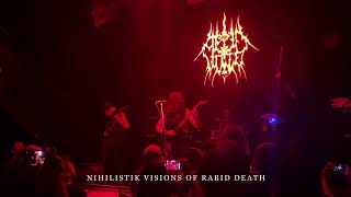 Aeon Void  Nihilistik Visions of Rabid Death Live [upl. by Zach334]