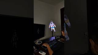 3D hologram fan HDMI version3D holographic spaceman [upl. by Nednal]