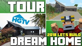 Minecraft Xbox One HGTV Dream Home 2018 Tour [upl. by Sullivan]