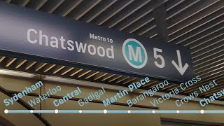 Sydney Metro to Chatswood  The Final Days [upl. by Euqinoj300]