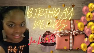 Happy Birthday to me Birthday Perks Julive [upl. by Ainslee]