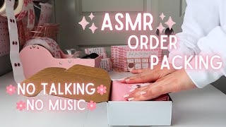 ✨ASMR ✨Small Business Order Packing  Lets pack orders ASMR edition packaging orders ASMR [upl. by Htebazileyram90]