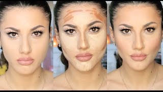 Makyajla Yüz İnceltme CONTOUR amp HIGHLIGHT [upl. by Ised]